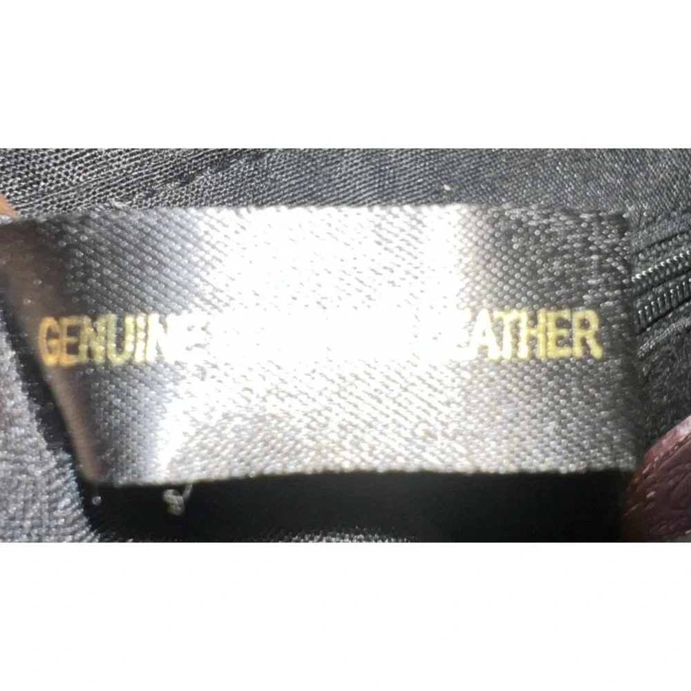 Aigner Shoulder Purse Burgundy Bag Handbag Classic Logo Charm Work‎
